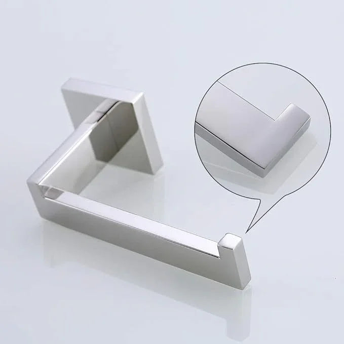 TURS 4 Pieces Bathroom Hardware Accessories Set Polished Towel Bar Set,Wall Mounted,Premium Stainless Steel.Q7CHP4-40CM - ModernBath