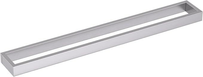 TNOMS Single Towel Bar Towel Holder Bathroom Hardware Accessories,Stainless Steel Wall-Mounted Towel Rack Towel Rail,24 Inches Brushed Nickel - ModernBath