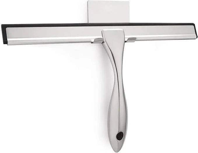 Hiware All-Purpose Shower Squeegee for Shower Doors, Bathroom, Window and Car Glass - Stainless Steel, 10 Inches - ModernBath