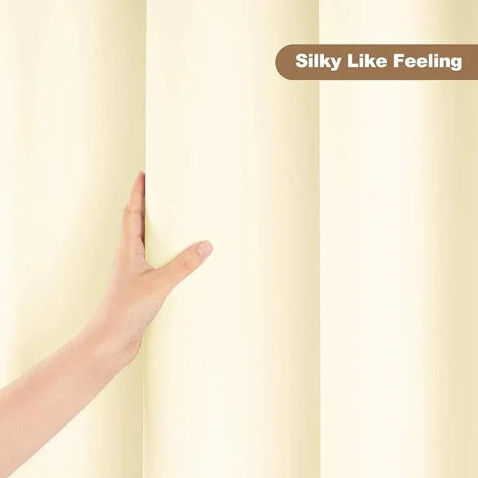 UFRIDAY Beige Shower Curtain Liner Premium PEVA 72 x72 inch,Heavy Duty Shower Curtain with 3 Weighted Magnets, Plastic Waterproof Grey Shower Curtains for Bathroom with 12 Hooks - ModernBath