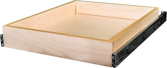 Sublime Design - Standard Size - Pull Out Kitchen Drawers | Slide Out Shelves for Kitchen Cabinets | Pull Out Home Organizer (Side Mounting, 33 Inch W/Drawer Slides (32” Drawer Box)) - ModernBath