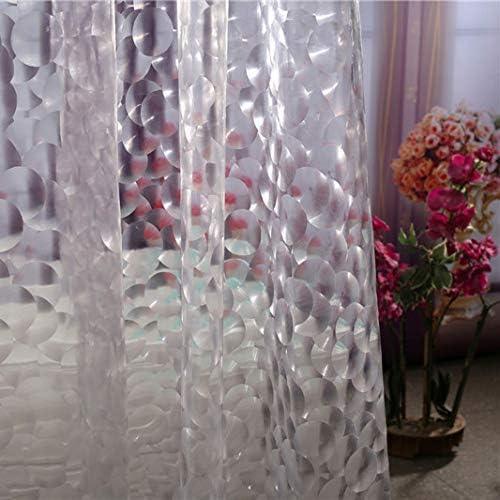 Adwaita 3D Bubbles Shower Curtain Liner,No Odors,Eco Friendly (Clear) - ModernBath