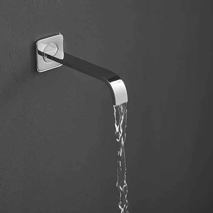 Heable Polished Chrome Shower Faucet Set with Tub Spout Bathroom Luxury Rain Mixer Shower Head System Wall Mounted Shower Faucet Complete, Single Handle Tub and Shower Trim Kit with Rough-in Valve - ModernBath