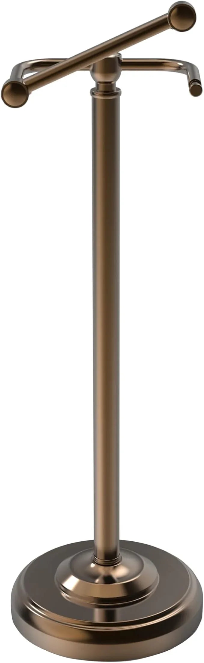 Toilet Paper Holder Stand, Bronze Toilet Paper Holder Free Standing, Post Pivoting Design & Stable Weighted Base SUS304 Stainless Steel for Bathroom (Mega Roll) - ModernBath