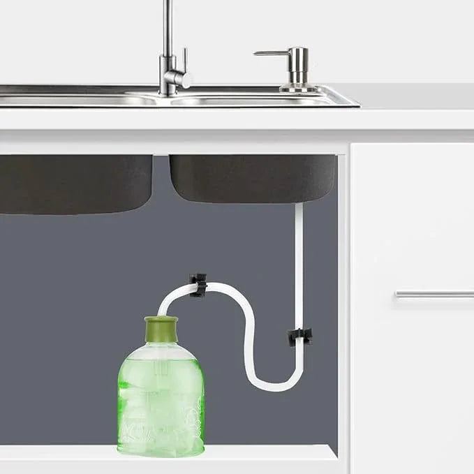 Soap Dispenser for Kitchen Sink,Stainless Steel Countertop Dish Soap Dispenser Pump with 47" Extension Tube - ModernBath