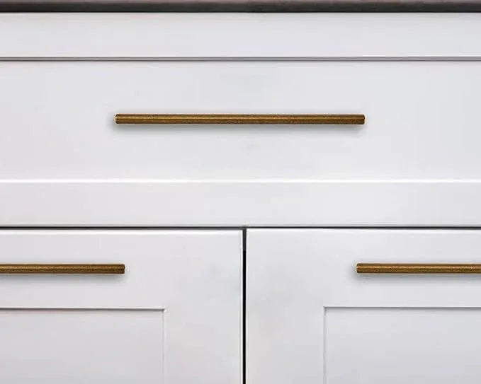 khtumeware 3-1/2 Inch Hole Center 2-Pack,Antique Brass Heavy Duty Soild Cabinet Pulls,Kitchen Drawer Handle, Hardware for Bathroom, Drawer, Cabinet, Door Cabinet - ModernBath