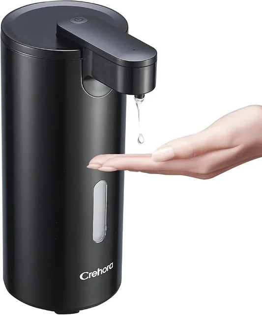 Automatic Soap Dispenser, Automatic Soap Dispenser Touchless, Kitchen & Bathroom, 3 Adjustable Volume for Liquid Soap, Water-Resistant, Hotel, Restaurant and School, Clog-Free, Black - ModernBath