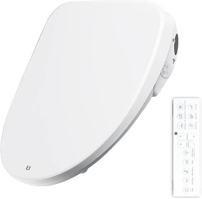 Bejoan Elongated Bidet Toilet Seat X5, Electric Heated Bidet with Soft Close, Bidet Attachment for Toilet Warm Water with Air Purification - ModernBath