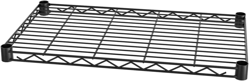 SINGAYE Shelf Wire Shelving Adjustable Storage Shelves Rack Standing Units for Kitchen Closet Laundry Bathroom Organizers Metal Pantry Narrow Mesh Gaps 12" D x 22" W x 59" H Black - ModernBath