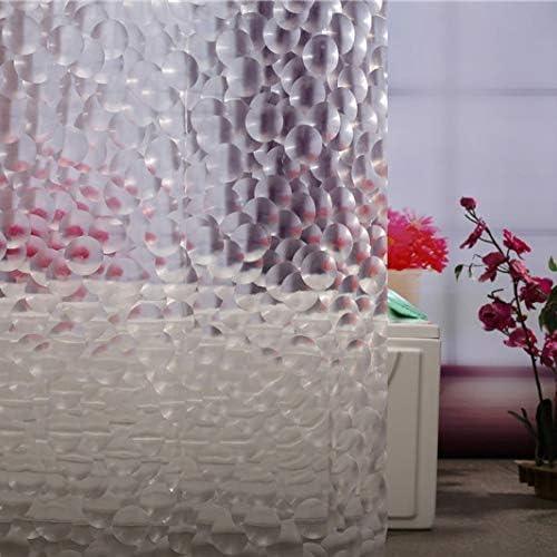 Adwaita 3D Bubbles Shower Curtain Liner,No Odors,Eco Friendly (Clear) - ModernBath