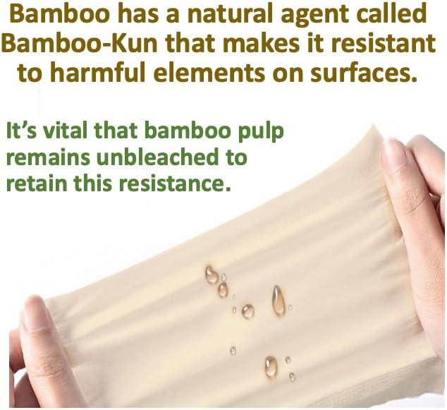 Purafide 100% Bamboo, thick 3-ply toilet paper, tree-free, unbleached, sustainable, 300 sheets per roll (TP 24) - ModernBath