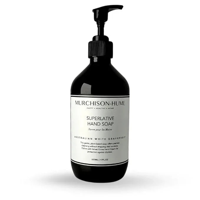 Murchison-Hume Luxury Vegan Hand Soap with Pump Dispenser, Moisturizing Hand Wash, SLS, Paraben & Cruelty-Free, 17oz (Australian White Grapefruit) - ModernBath