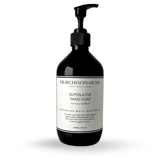 Murchison-Hume Luxury Vegan Hand Soap with Pump Dispenser, Moisturizing Hand Wash, SLS, Paraben & Cruelty-Free, 17oz (Australian White Grapefruit) - ModernBath