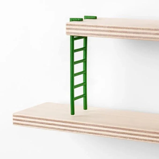 LUSTIGT Wall Shelf 14 5/8x14 5/8 – Modern Floating Shelf for Kids Room, Playroom & Home Décor | Durable Display Shelf for Toys, Books & Storage | Space-Saving Wall Mounted Shelf - ModernBath