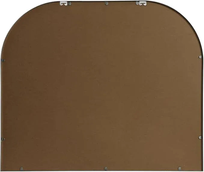 Illuminate, Metal Frame Arch Mirror 40X34 Inch in, Modern, Silver - ModernBath