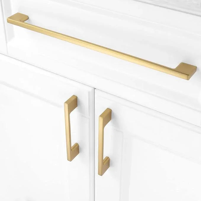 KOOFIZO 1 Pack 11-5/16 Inch Brushed Gold Kitchen Cabinet Pulls Gold Cabinet Handles Gold Cabinet Hardware for Kitchen Cabinets Drawer P01 Dresser Cupboard Bedroom Bathroom - ModernBath