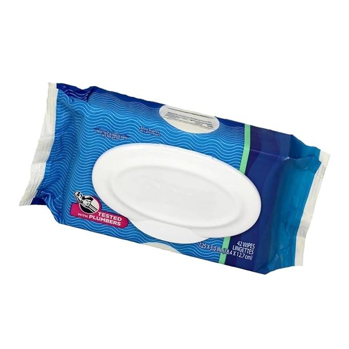 Quality Assortment | Flushable Wipes: 14 Packs of 42-588 Cotonle Flushable Wet Wipes Plus 100 Prep Cleaning Wipes, Bulk Pack, Septic Safe, With Snap Close Resealable Top - ModernBath