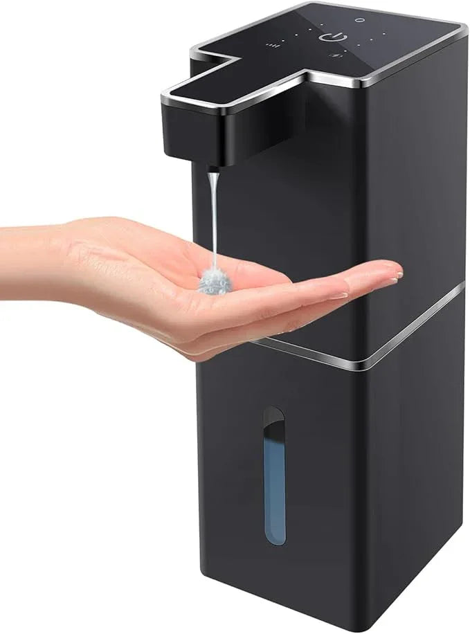 JEMISUN Automatic Liquid Soap Dispenser Touchless Soap Dispenser 380ml/12.8oz Rechargeable, Wall Mounted,4 Levels Adjustable Auto Soap Pump for Bathroom Kitchen Dish Soap - ModernBath