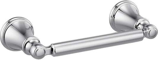 Delta Woodhurst (1-Pack) Toilet Paper Holder Polished Chrome Tissue Roll Holder for Bathroom Organization and Storage Pivoting Toilet Tissue Holder Wall Bathroom Accessories 73250 - ModernBath