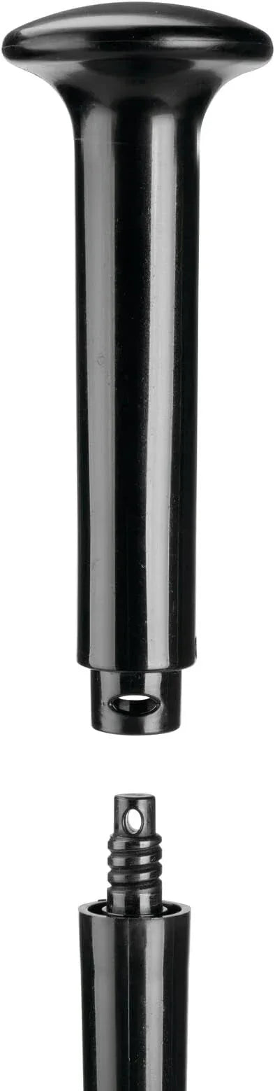 mDesign Hidden Plunger and Brush Set for Toilet Bowl - Combo with Holder Caddy - Aura Collection - Black - ModernBath