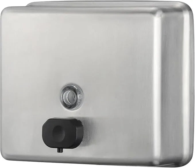 Stardrix Stainless Steel Extra Large 1400ml/47oz Capacity Industrial Grade Soap Dispenser, Commercial Wall Mount Bathroom Hand Soap Dispenser with Corrosion Proof Lining and Anti-Leak Pump - ModernBath