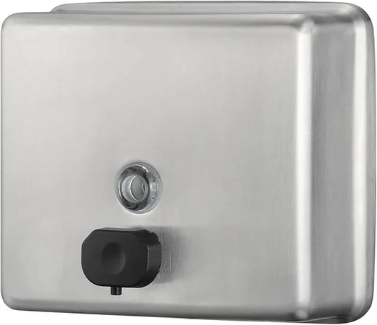 Stardrix Stainless Steel Extra Large 1400ml/47oz Capacity Industrial Grade Soap Dispenser, Commercial Wall Mount Bathroom Hand Soap Dispenser with Corrosion Proof Lining and Anti-Leak Pump - ModernBath