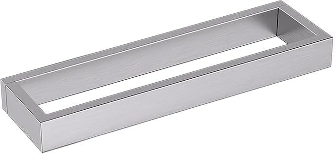 TNOMS Single Towel Bar Towel Holder Bathroom Hardware Accessories,Stainless Steel Wall-Mounted Towel Rack Towel Rail,12 Inches Brushed Nickel - ModernBath