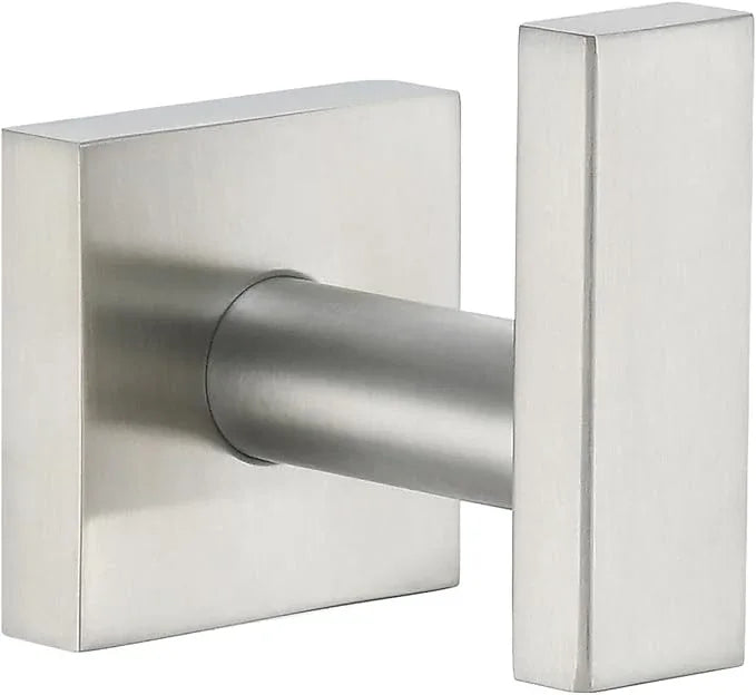 Suyar Brushed Nickel Towel Hook, SUS 304 Stainless Steel Clothes Coat Robe Holder for Bathroom, Hand Towel Hanger, Wall Mounted - ModernBath