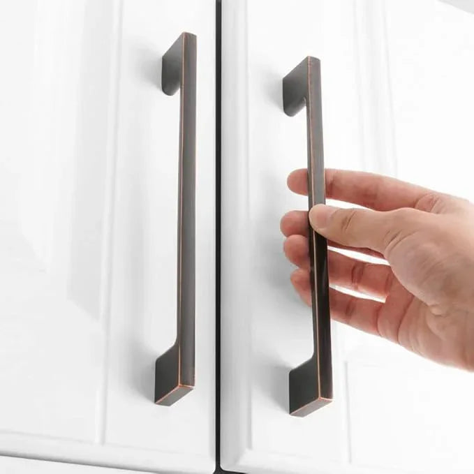 KOOFIZO 10 Pack 6-1/4 Inch Oil Rubbed Bronze Kitchen Cabinet Pulls Rubbed Bronze Cabinet Handles Bronze Cabinet Hardware for Kitchen Cabinets Drawer P01 Dresser Cupboard Bedroom Bathroom - ModernBath