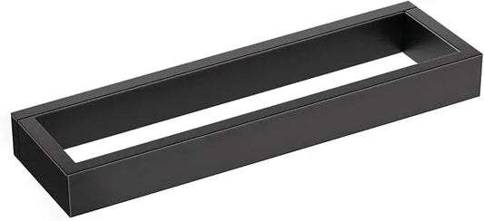 TNOMS Single Towel Bar Towel Holder Bathroom Hardware Accessories,Stainless Steel Wall-Mounted Towel Rack Towel Rail,12 Inches Matte Black - ModernBath