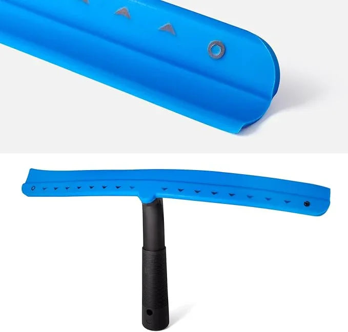 FOSHIO 15 inch Blue Windshield Squeegees, All-Purpose Streak-Free Silicone Squeegee for Window, Bathroom, Glass Shower Doors, Mirror, Car Window - ModernBath