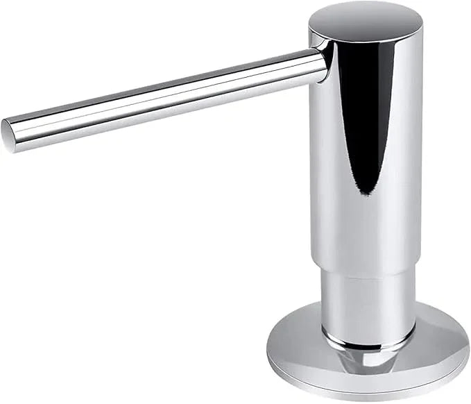 Samodra Sink Soap Dispenser, Metal Pump Head Liquid Lotion Countertop Kitchen Bathroom Soap Dispenser with 12 OZ PET Bottle - ModernBath