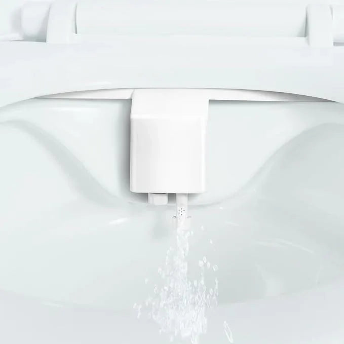 VEVOR Bidet Attachment for Toilet, Self-Cleaning Bidet Toilet Seat Attachment - Dual Retractable Nozzles, Adjustable Water Pressure, Easily Installed Cold Water Sprayer for Rear Feminine Wash, White - ModernBath