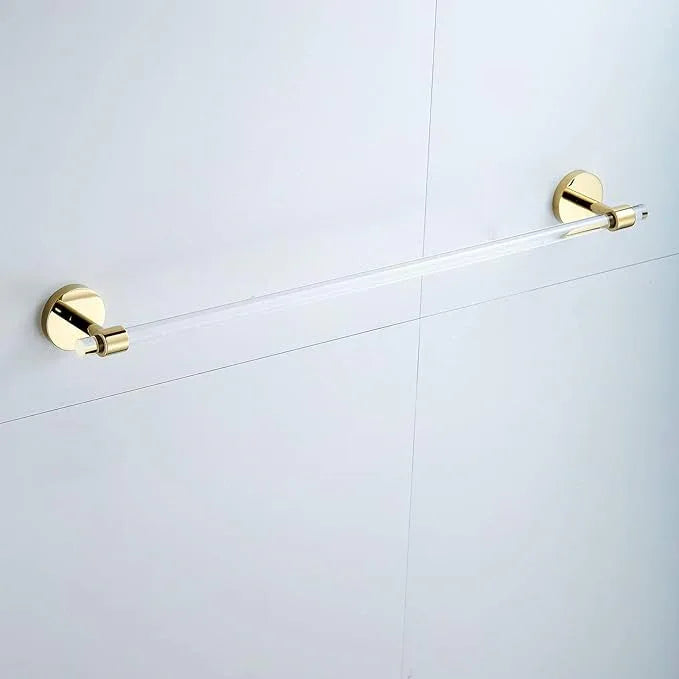 Acrylic Gold Towel Bar Towel Rack 16 inch for Bathroom,Wall Mounted Towel Holder Towel Hanger Modern SHUNLI - ModernBath
