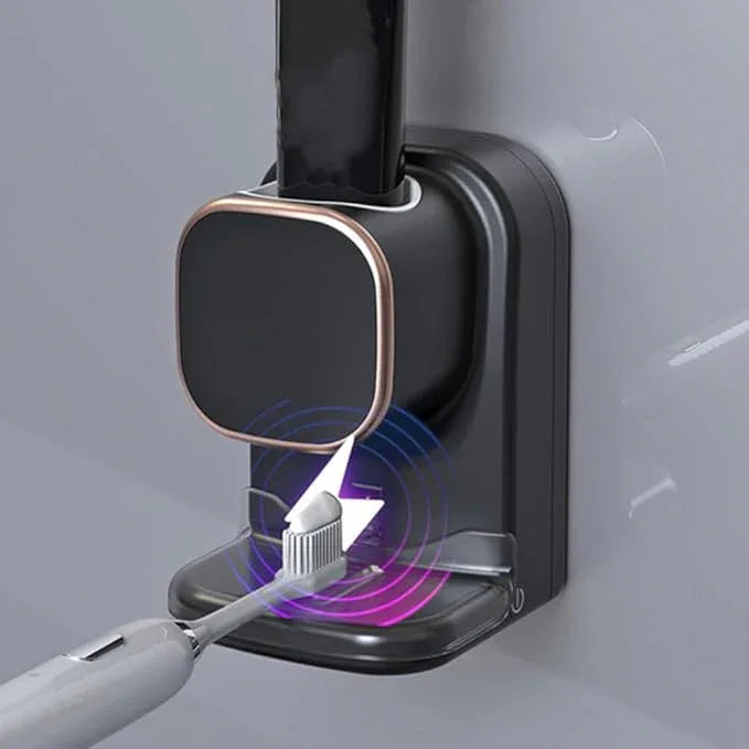 Automatic Toothpaste Dispenser Wall Mounted Electric Toothpaste Holder Squeezer Tool for Bathroom No for Easy Use and Performance - ModernBath