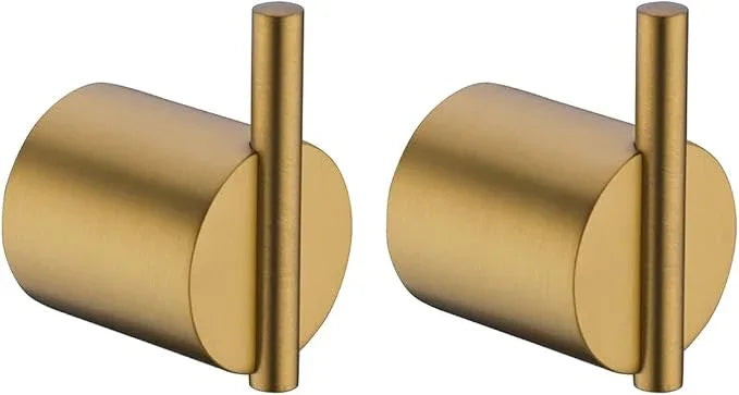 RANDOM Champagne Bronze Towel Hooks for Bathrooms Wall Mount Coat Hooks SUS304 Stainless Steel Hand Towel Robe Hook.RD-96068-8CB - ModernBath