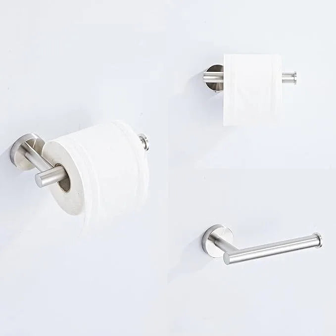 Brushed Nickel Bathroom Hardware Set 5 Piece with Towel Racks for Bathroom, SUS304 Stainless Steel Bath Towel Bar Set, 24 Inch Wall Mounted Accessories Kit… - ModernBath