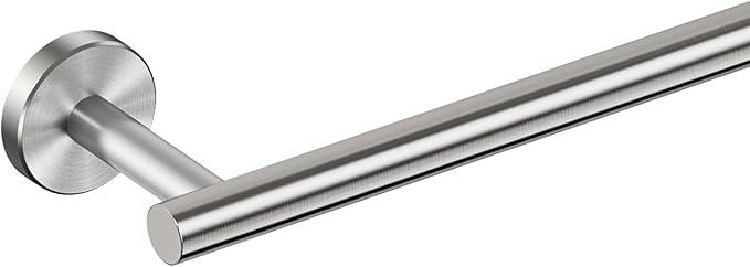 FORIOUS Towel Bar Wall Mounted, Stainless Steel Towel Racks for Bathroom, Includes Wall Mounting Hardware (Stainless Steel, 23 Inch) - ModernBath