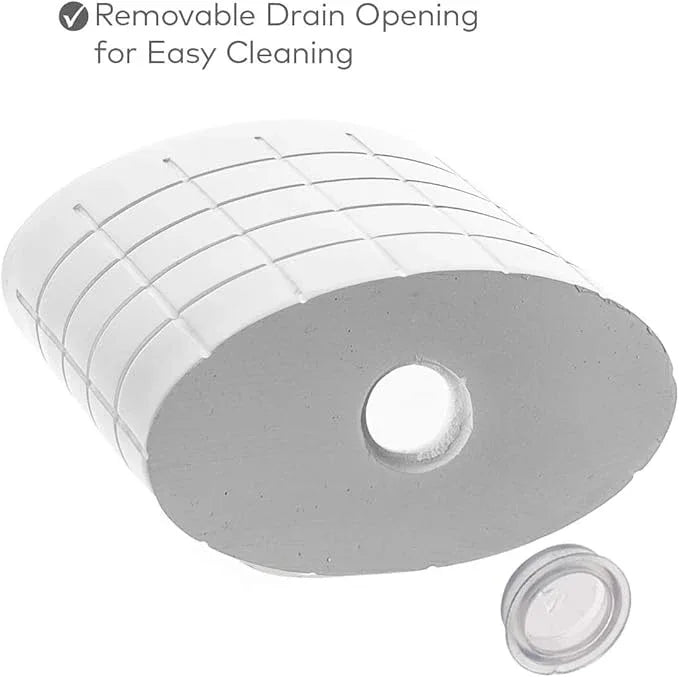 Creative Scents Polar White Bathroom Accessories Set with Trash Can - 6 Piece Bathroom Set Features: Waste Basket, Tissue Cover, Soap Dispenser, Toothbrush Holder, Tumbler and Soap Dish - ModernBath