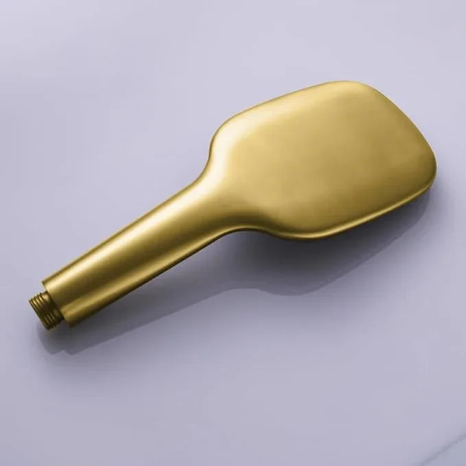 HONGTONGSOWER Brushed Gold Shower Head Sprayer with 59 Inch Hose And Bracket Wall Mount Handheld Showerheads SUS304 Stainless Steel Handheld Shower Wand Single Function Shower Set - ModernBath