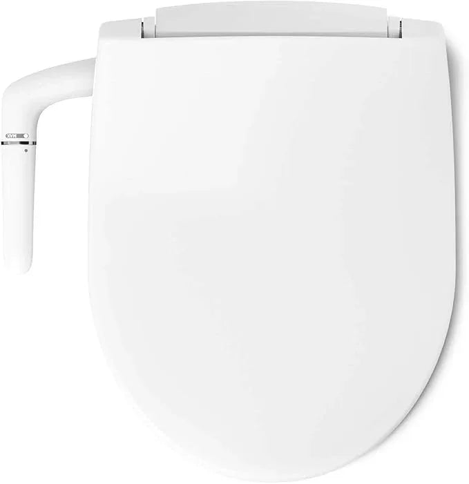 Kohler PureWash M250 Manual Round Bidet Toilet Seat, White, Quiet-Close Lid Prevents Slamming, Easy Installation with Quick-Release Hinges, Adjustable Spray Position & Pressure - ModernBath