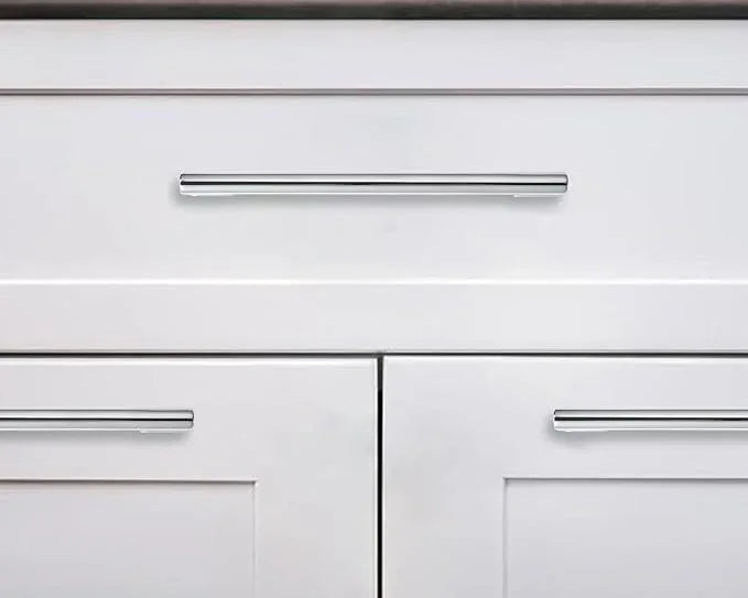 khtumeware 10 Inch Hole Center 2 Pack Polished Chrome Cabinet Pulls Heavy Duty Solid Kitchen Drawer Handle, Hardware for Bathroom, Drawer, Cabinet, Door Cabinet - ModernBath
