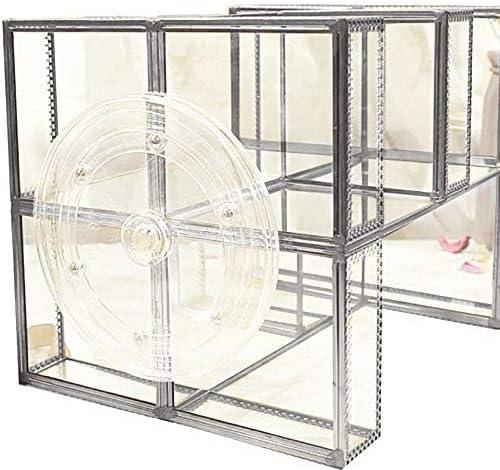 Hersoo 360 Degree Rotation Cosmetic Organizer -Premium Makeup Storage with Spin Base,Antique Countertop Cosmetic Storage,Large Capacity,Beauty Display for Countertop,Vanity or Bathroom (silver) - ModernBath