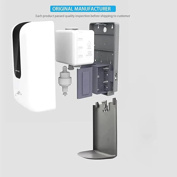 AETTL Soap Dispenser,Touchless Automatic Foaming Hand Sanitizer Dispenser Wall Mount, 40oz Motion Sensor Foam Liquid Refill Bottle Sanitizer Dispensing for Bathroom Kitchen Home - ModernBath