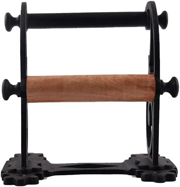 Renovators Supply Manufacturing Toilet Paper Holder Stand Wall Mount 6.5 in.Black Aluminum Toilet Paper Roll Holder with Mounting Hardware - ModernBath