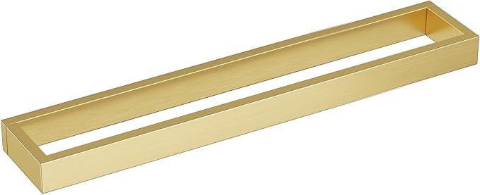 TNOMS Single Towel Bar Towel Holder Bathroom Hardware Accessories,Stainless Steel Wall-Mounted Towel Rack Towel Rail,20 Inches Brushed Gold - ModernBath