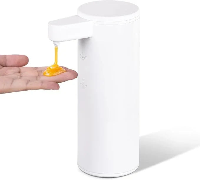 Automatic Soap Dispenser Stainless Steel with Sensor Infrared Soap Dispenser Electric IPX5 Waterproof USB-C Charging Motion Sensor for Kitchen & Bathroom, 9oz (White) - ModernBath