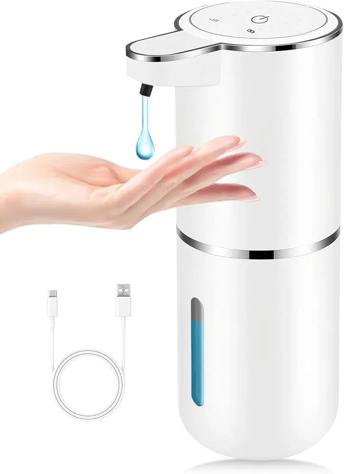 Automatic Soap Dispenser Touchless,Liquid Soap Dispenser with 4 Adjustable Levels,12.8oz USB Rechargeable and Wall Mounted,Smart Hand Soap Dispenser for Bathroom,Kitchen Sink,Dish Soap - ModernBath