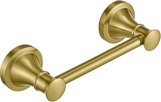 RUMOSE Toilet Paper Roll Holder Bathroom Flexible Pivoting Tissue Handle on Wall Mounted Brushed Gold Rustproof Toilet Tissue Roll Holder,Stainless Steel - ModernBath