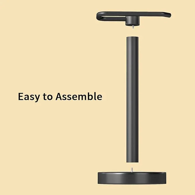 YUMORE Hand Towel Holder Stand Countertop Towel Rack Free Standing Towel Bar Hanger for Bathroom Kitchen Pro Max Matte Black - ModernBath